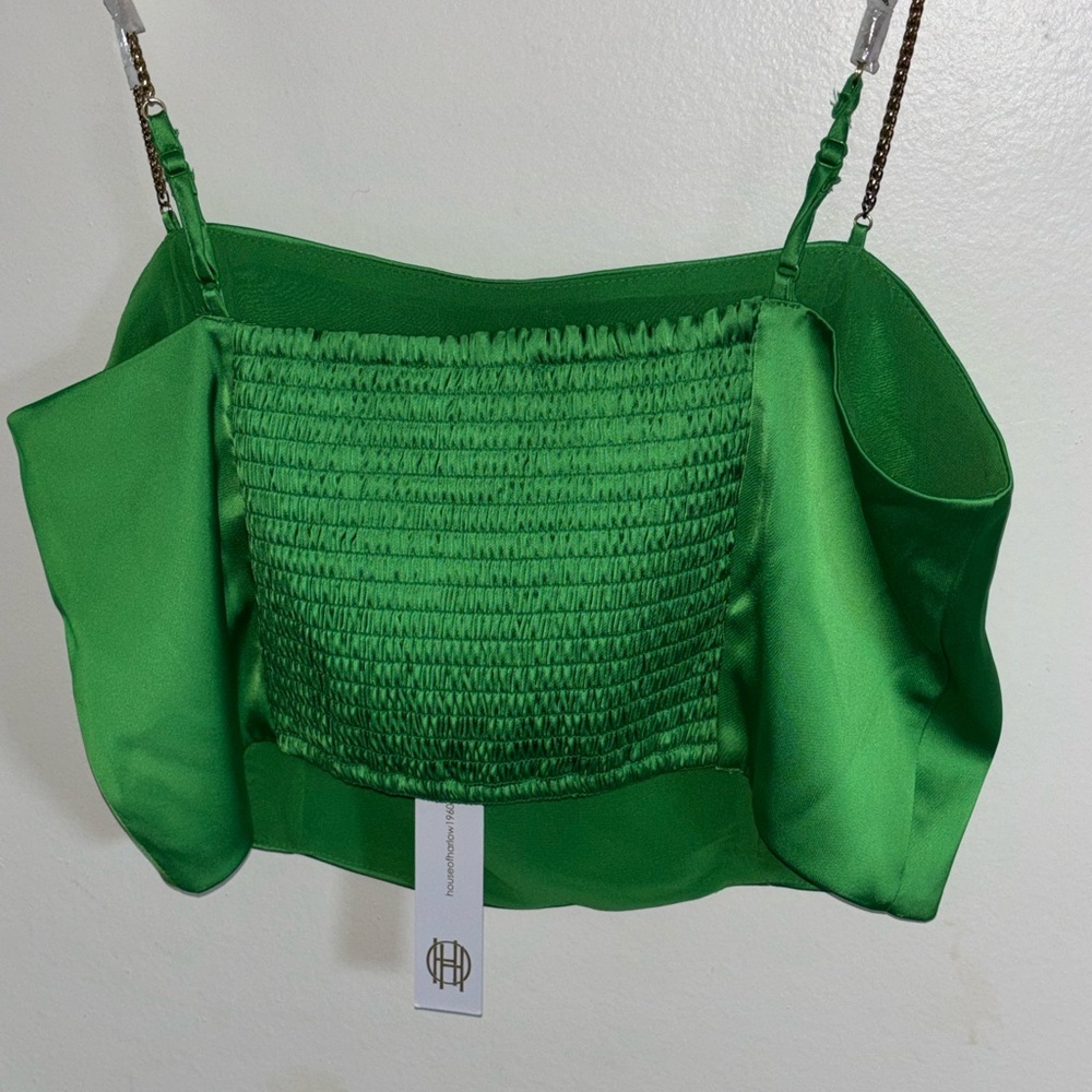 House of Harlow 1960 Vibrant Green Camisole - Picture 2 of 3